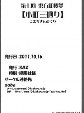 (紅楼夢7) [SAZ (soba)] 小町三廻り (東方Project)_25