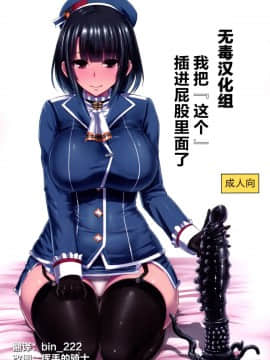 [无毒汉化组] [石村屋 (いしむら)] 私は『これ』をお尻に挿れました。 (艦隊これくしょん -艦これ-)