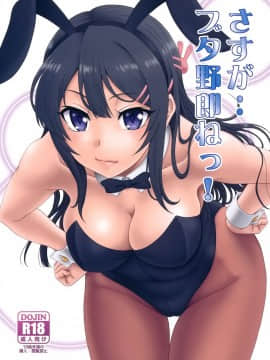 [空気系☆漢化] (C95) [俺たちミスノン一家 (須原シイナ)] さすが··ブタ野郎ねっ! + 玉砕覚悟なおまけ(本)_-CM95- (青春ブタ野郎はバニーガール先輩の夢を見ない)