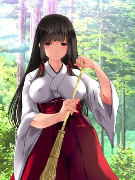 (同人CG集) [梅洞てんぷりゃー] Jカップ爆乳女子校生巫女が処女喪失から受精まで繰り返される膣内射精により清純さと淫靡さを併せ持つ尊巫女になった話_207_003