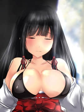 (同人CG集) [梅洞てんぷりゃー] Jカップ爆乳女子校生巫女が処女喪失から受精まで繰り返される膣内射精により清純さと淫靡さを併せ持つ尊巫女になった話_275_073