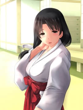 (同人CG集) [梅洞てんぷりゃー] Jカップ爆乳女子校生巫女が処女喪失から受精まで繰り返される膣内射精により清純さと淫靡さを併せ持つ尊巫女になった話_276_074