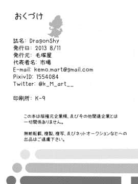 [原谅哥哥汉化组] [毛塚屋 (市場)] DragonShy (マイリトルポニー～トモダチは魔法～) [無修正] [DL版]_024