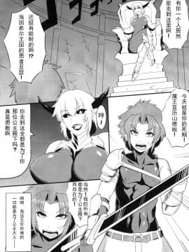 [这很恶堕汉化组] (ふたけっと12) [フキダマリ。 (モスクワ)] お姫様を助けに来た勇者様が悪堕ちしたお姫様に堕とされちゃう本_02