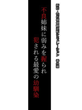 Shinyaku Seiteki Kachikan Gyakuten Simulation Bangaihen "Furyou Shimai Ni Yowami O Nigirare Okasareru Saiai No Osananajimi"_002_000