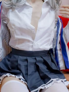 [少女映画]鹿岛(Lawson uniform)_070