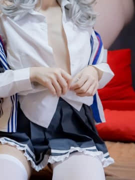 [少女映画]鹿岛(Lawson uniform)_071