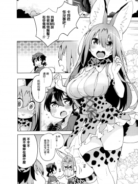 (C97) [サービスヘブン (ハヤシ)] 魅惑のサーバル姉さん～パラダイス～ (けものフレンズ) [中国翻訳]_03_KKK_003
