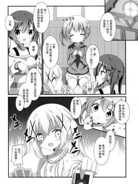 [脸肿汉化组] (C89) [ペッたんコっ! (0-G)] ご注文はお風呂タイムですか? (ご注文はうさぎですか?)_03