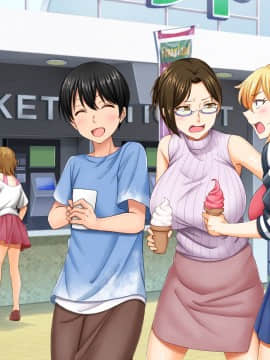 (同人CG集) [大人のファンタジー本舗 (森乃くま)] 男女の性的価値観が逆転する強制閉鎖空間ハーレム 後編_B_397
