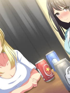(同人CG集) [あまい惑星] へべれけふぁっく!～美人巨乳な先輩二人と宅飲みしてたら生ハメ種付けセックスができました!～_B_007