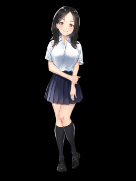 (同人CG集) [ブロッサムエイト (イロハカエデ)] ひなたの向こう。_NoTxtヒロイン立ち絵(制服_普通)2