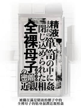 [禁漫漢化組][JUNKセンター亀横ビル] 精液まみれの箪笥の中に閉じ込められた全裸母子のぬるぬる密着近親相姦_03