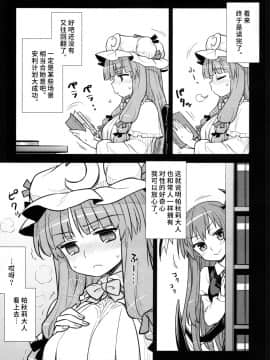 (C88) [110-GROOVE (イトウゆーじ)] 小悪魔のパチュリー観察記 (東方Project)  [彷徨水面个人汉化]_06