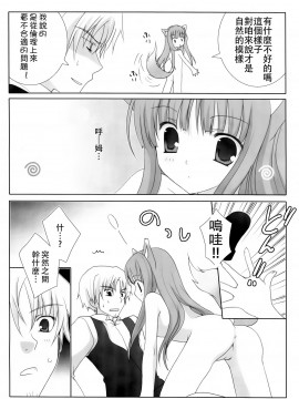[靴下汉化组] (サンクリ38) [LAST EDEN、MILK BAR (天音真理、シロガネヒナ)] ローズマリー (狼と香辛料)_14