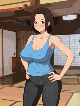 Manatsu No Inaka De Asedaku Ni Natte Musaboriau Oyako_161_160