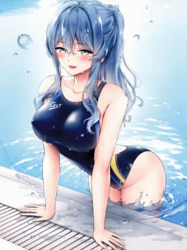 (C97) [七色のねりぶくろ (七色風香)] ゴトちゃんとプールサイドで (艦隊これくしょん -艦これ-) [中国翻訳]_002