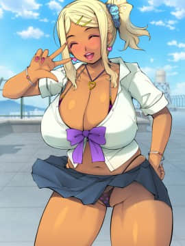 [いちごクレープ大盛組 (横十輔)] 筆おろしセンパイへプロポーズ! 【H好き陽キャ黒ギャルに中出し】_121_119