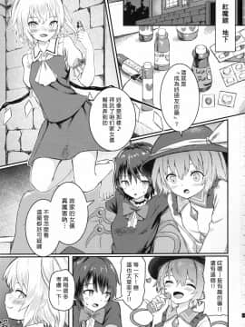[芙想恋翩个人汉化] (C96) [がらくたロケット (ろけ)] なかよしEX | 好姬友EX (東方Project)_03