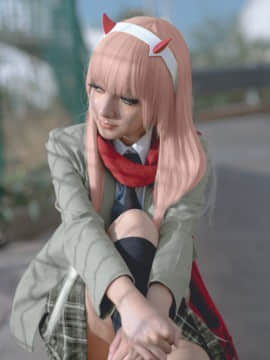 [MaySakaali] 合集_Zero_Two_Darling_in_the_Franxx_Cosplay_by_MaySakaali_760075036