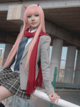 [MaySakaali] 合集_Zero_Two_Darling_in_the_Franxx_Cosplay_by_MaySakaali_760089384