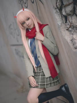 [MaySakaali] 合集_Zero_Two_Darling_in_the_Franxx_Cosplay_by_MaySakaali_760089556