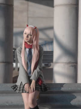[MaySakaali] 合集_Zero_Two_Darling_in_the_Franxx_Cosplay_by_MaySakaali_760073051