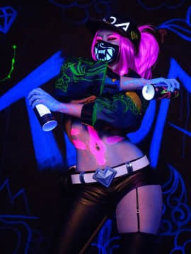 【Spiral Cats 】(Tasha, Dorami) 合集_Riot_Games_League_of_Legends_KDA_Akali_2