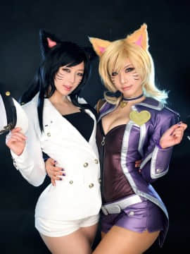 【Spiral Cats 】(Tasha, Dorami) 合集_Riot_Games_League_of_Legends_Popstar_Ahri_Generation_Ahri_1