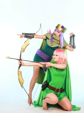 【Spiral Cats 】(Tasha, Dorami) 合集_SUPERCELL_Clash_of_Clans_Archer_Queen_Archer_2