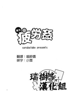[瑞树汉化组] (C90) [そらばたけ (D@i)] 東方疲労姦 (東方Project)_03