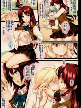 [oo君個人漢化] (C91) [MONEけしごむ (もねてぃ)] めーりんお姉ちゃんとフランくん♂の学園性活 (東方Project)_04