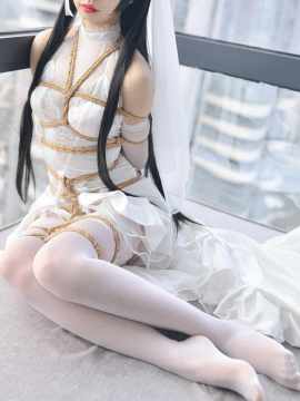 雪琪same爱宕花嫁捆绑cos_0023