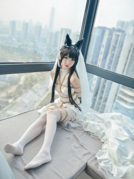 雪琪same爱宕花嫁捆绑cos_0025