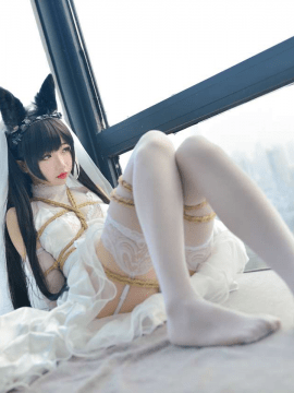 雪琪same爱宕花嫁捆绑cos_0026