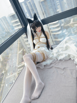 雪琪same爱宕花嫁捆绑cos_0027