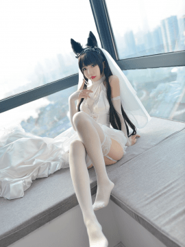 雪琪same爱宕花嫁捆绑cos_0035