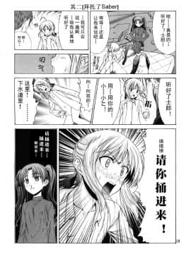 [OGC汉化组] (C67) [自称清純派 (ヒロユキ)] プラトニックマジシャンH (Fate stay night)_18