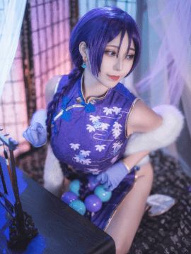 [菌烨tako]  葛飾北斎+奶光旗袍_04_0004