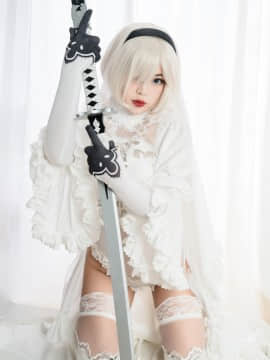 [niyeye] 白烨烨 2B写真集Vol.33 丝袜ver (ニーア オートマタ)_DSC07840