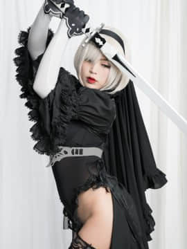 [niyeye] 白烨烨 2B写真集Vol.35 丝袜ver (ニーア オートマタ)_DSC08169