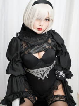 [niyeye] 白烨烨 2B写真集Vol.35 丝袜ver (ニーア オートマタ)_DSC08224