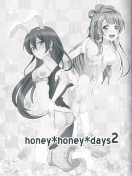 [古早个人汉化] (C90) [梟の郵便屋さん (上戸ルリ)] honey＊honey＊days2 (ラブライブ!)_02