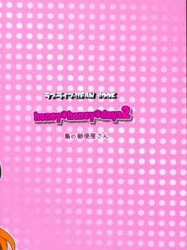 [古早个人汉化] (C90) [梟の郵便屋さん (上戸ルリ)] honey＊honey＊days2 (ラブライブ!)_18