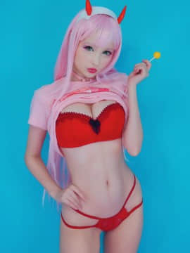 [Hidori Rose] Zero Two cosplay full gear_Hidori - Zero Two (26)