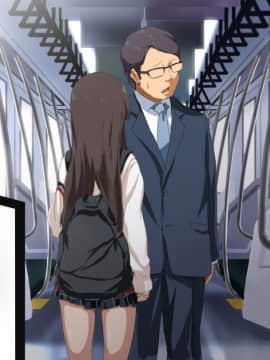(同人CG集) [○×文庫] 小悪魔JKに搾り取られる満員逆痴漢電車_037