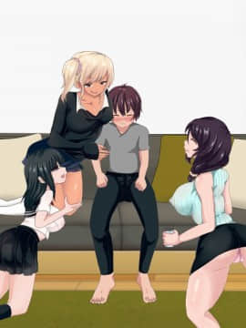 [九份 叫] ハーレム美人一家!僕の巨根で中出し孕ませヤリ放題! 天然爆乳人妻、ビッチギャル、清楚系ビッチを孕ませてみた_245_01_02