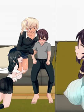 [九份 叫] ハーレム美人一家!僕の巨根で中出し孕ませヤリ放題! 天然爆乳人妻、ビッチギャル、清楚系ビッチを孕ませてみた_252_01_11