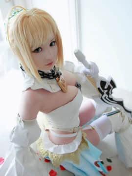 [HIDORI ROSE] NERO BRIDE COSPLAY_Nero_Claudius_Bride_cosplay_by_Hidori_Rose_29