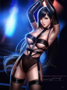 [Patreon Pixiv] ❤️❤️ Liang Xing_004_84656946_p0_Tifa_Sexy_lingerie